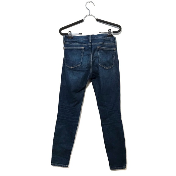 Gap 1969 jean leggings dark wash with fades - Picture 6 of 9